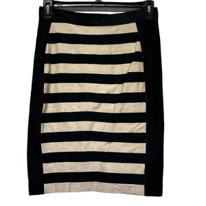 Derek Lam 10 Crosby Striped Pencil Skirt Size L